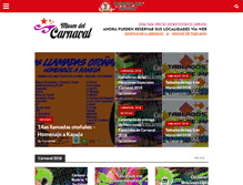 Tablet Screenshot of carnavaldeluruguay.com